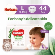 L size -44PCS Huggies Naturemade Pants