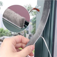 Door Window Sealing Strip Soundproof Brush Seal Card Slot Weather Stripping Window Gap