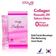 Colis Sakura Beauty Collagen Original Isi 14 Sachet Pemutih Kulit