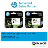 HP 704 Ink Cartridge - Black/Tri-Color