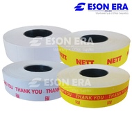 RM / Harga / Expired Date / Guna Sebelum Price Label Tag 2Y Sticker RM Sticker Harga Labeller Machin