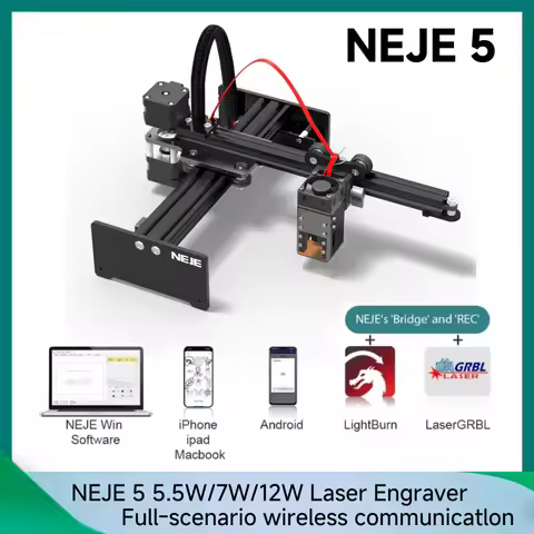 NEJE 5 A40640/E40/E30/A40630/N30820 Wireless Laser Engraver & Cutter | Bluetooth APP Control | For W