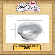 10pcs 3379-P STAR PRODUCTS ALUMINIUM CONTAINER WITH LID