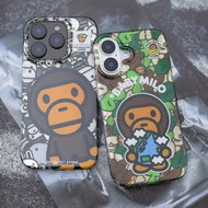 Creative Monkey Case iPhone 17 16 iPhone 15 14 13 12 11 Plus Pro Max X XR XS SE 7 6