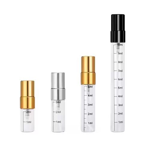 50/100pcs 2ml 3ml 5ml 10ml wholesale Refillable Perfume Bottle Empty Spray Bottle Graduated bottle P