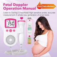 Fetal Doppler HeartRate Monitor for Home Prenatal Heartbeat Detector with LCD Backlight Digital Ultr