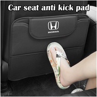 Honda Car Seat Anti Kick Pad Leather Protective Cover Anti Scratch Anti Dirt Pad Car Interior Access