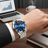 POEDAGAR Men's 3ATM Waterproof Quartz Sport Watch for Men Business Luxury