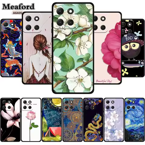 3D Phone Cover For Moto G86 Power 5G Soft TPU Silicone Case for Motorola Moto G 86 Embossed Flower B