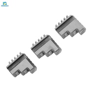 IOKDEALS1 3pcs Lathe Chuck Jaws, 20CrMnTi Steel 3 Jaw Self Centering Chuck, Durable 3 Inch Inside Ja