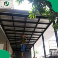 Kanopi baja ringan awning rangka baja harga per meter