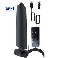 HDTV Indoor/Outdoor Digital TV Antenna with Amplifier Signal Booster, 120+ Miles Range TV Antenna fo