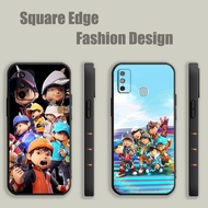 Casing For Redmi Note 11 8 9 9t Pro Plus Boboiboy Galaxy Heroes And Friends JVB04 Phone Case Square Edge