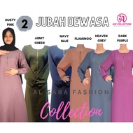 jubah muslimah JUBAH KOSONG JUBAH MUSLIMAH FASHION NURSING FRNDLY WEAR JUBAH PLAIN (MUSTARD,BLACK,MI