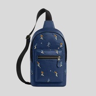 COACH West Pack With Baseball Print Deep Blue Multi CAX48