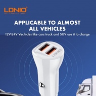 FREE CABLE LDNIO C511Q 2 USB Quick Charge 3.0 Fast Charging Car Charger