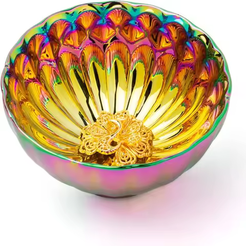 Jianzhan-Tenmoku Tea Cup with Golden Peacock, 3D Chinese Kungfu Tea Cup, Porcelain Master Teacup