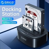 ORICO 6228US3-C 2 BAY 2.5" / 3.5" Inch External HDD / SSD Docking Station Dual Bay Offline Clone USB