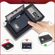 [Phenovo] VHS to Vhsc Cassette Adapter Tape Converter,Black,Gifts,for Elders,12 mm Tape Adapter for 