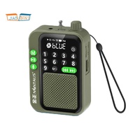 C90 Mini Pocket FM Radio Digital Radios Receiver   MP3 Speaker with LED Display Recording Sleep Time