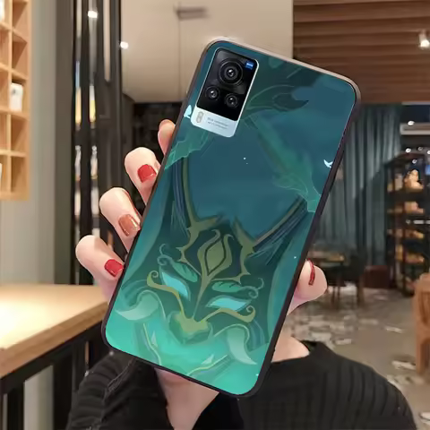 Genshin Impact Namecard Phone Case for VIVO Y53S Y33S Y22S Y11S Y31 Y21 Y70 Y20 Y21S Y72 Y35 Y51 Y01