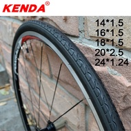 KENDA 14" 16" 18" 20" 24" 26" Bicycle Tyre Antislip 406 Bike Tires Tayar Basikal 20 * 1.25/1.5/1-1/8 Tyres Cycling Accessories