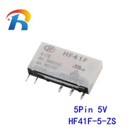 <0> New Relay 1 10pcs/Lot HF41F-5-ZS HF41F-5V-ZS HF41F-DC5V-ZS 5V6A 5PIN
