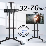 TV Cart Mobile Stand Trolley 32-65 inch Screen LED LCD monitor Mount ads