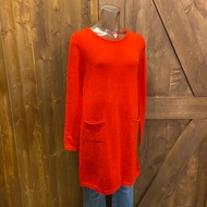 giordano ladies Orange Knitted Long Sweater