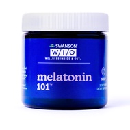 Swanson WIO™ melatonin 101™ for Better Sleep, Relax, Relaxation, Circadian Sleep Cycle Support, 3 mg