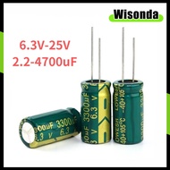 100Pcs 6.3V 10V 16V 25V Capacitor ESR High Frequency 48Values 100UF 220UF 330UF 470UF 680UF 1000UF 1