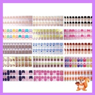 sa Semi Cured Gel Nails Stickers Nails Polish Strips Gel Nails Stickers Nail File