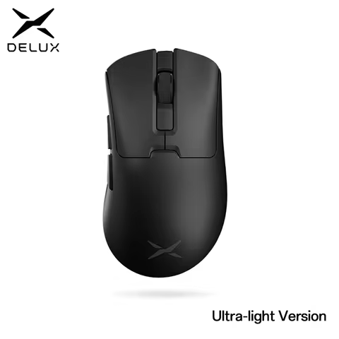 Delux M900PRO Ultra-light Version Wireless Gaming Mouse Ergonomic 1K/8K Polling Rate 50g PAW3395 for