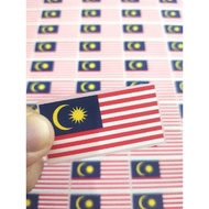 BENDERA STICKER IRON BAJU 5CMX2.5CM IRON ON PATCH IRON ON STICKER FOR CLOTHES