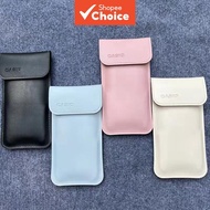 Casio number calculator flip cover black leather case