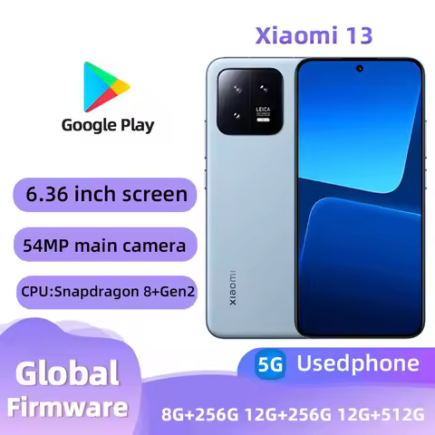 Xiaomi 13 5G RAM 8GB 12GB ROM 256GB 512GB SmartPhone 6.36 inch 120HZ refresh rate used phone