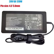 Chicony 20V 6A 120W AC Adapter For MSI GF63 Thin 11UD 11UC-848AU A17-120P2A Laptop Charger