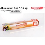 CrystalWrap® Aluminium Foil 1.15KG (thicker) x 450mm