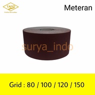 TAIYO GRID ROLL SANDPAPER 80-150 SANDPAPER SCOURING CLOTH (METER)