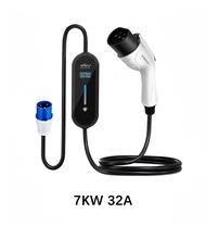 EV charger 7kw portable charger ev 7KW32A ชาร์จรถยนต์ไฟฟ้า ชาร์จเร็ว portable ev car charger car cha