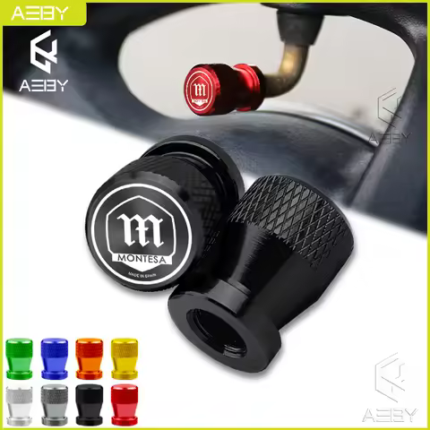 2PCS Motorcycle Aluminum Alloy Tire Wheel Parts Valve Stem Caps Cover For Montesa Cota 300RR Impala 