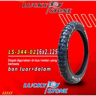 16 X 2.125 Bicycle Tire Inside and Out 16 X 2.125 Lucky stone Bicycle Tire/