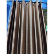85% blackout curtains Glossy dark brown 6 waves