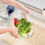 【Local Delivery 🚚】Fruit Storage Basket with Lids Fruits Vegetable Washing Basket One-handed Easy Pre