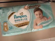 Pampers L 紙尿片 52塊