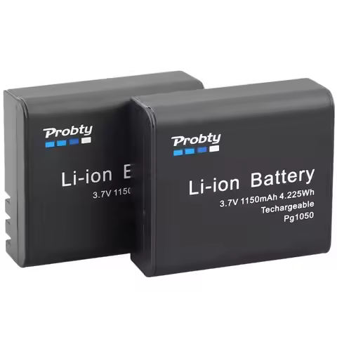 2 Pcs 1150mAh PG1050 Rechargeable Battery For SJCAM SJ4000 SJ5000X EKEN H9 H9R H8R H8 action Camera
