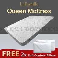 (FREE PILLOW) LaFamille High Density Rebond Foam Mattress / Tilam Queen - Queen Size 5ft x 5"