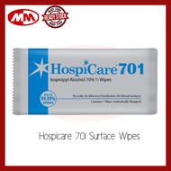 Hospicare 701 Isopropyl Alcohol 70% Wipes (100 pieces per pack)