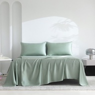High-end Single Bed Sheet Wholesale A Tencel-like Lenzing Double Bed Solid Color Spring Summer Silky