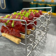 Y "Air Fryer Grill Barbecue Rack Grill Skewer Rack Oven Barbecue Rack Stainless Steel Three-Layer Gr